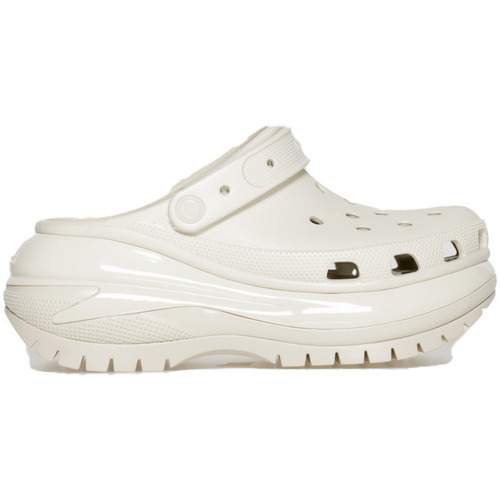Schuhe Damen Sandalen / Sandaletten Crocs CLASSIC MEGA CRUSH CLOG 207988 Beige