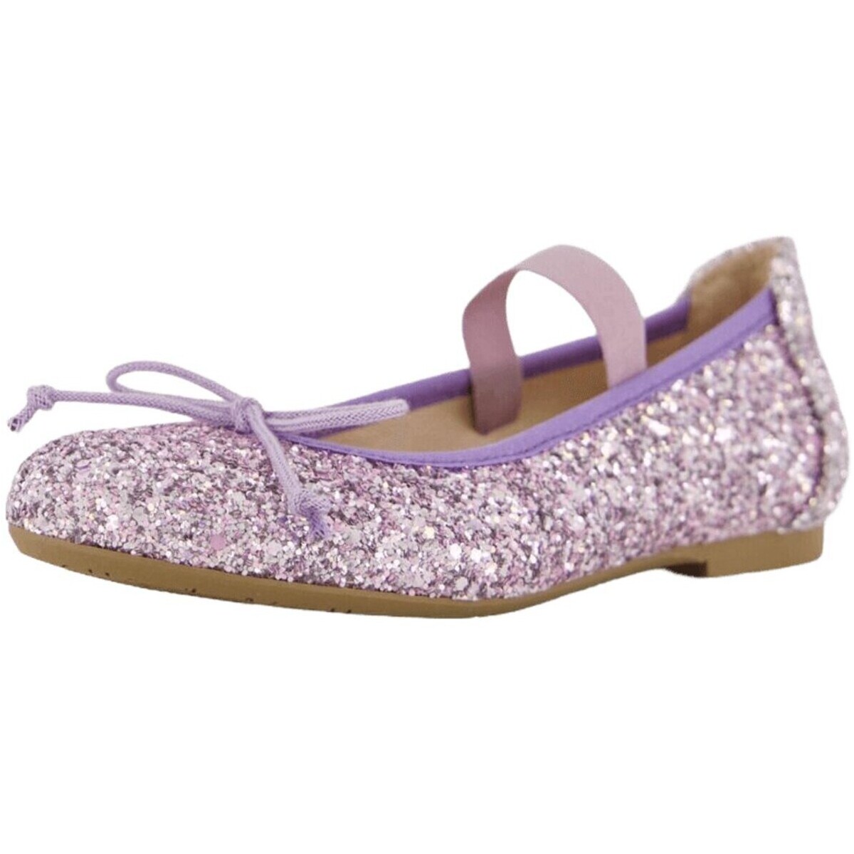 Schuhe Mädchen Derby-Schuhe & Richelieu Acebo's Spangenschuhe 9807GL Violett