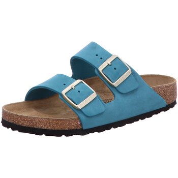 Schuhe Damen Pantoletten / Clogs Birkenstock Pantoletten Arizona W 1026590 Blau