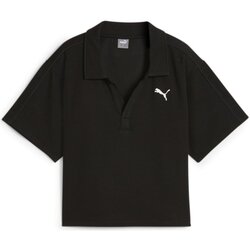Kleidung Damen T-Shirts & Poloshirts Puma Sport Polo T-Shirt 677884/001 Schwarz