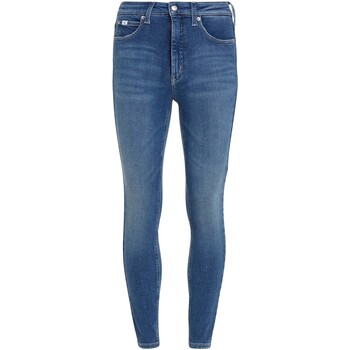 Kleidung Damen Slim Fit Jeans Ck Jeans High Rise Super Skin Blau