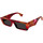 Uhren & Schmuck Sonnenbrillen Gucci Reace Sonnenbrille GG1625S 002 Rot