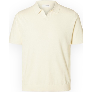Selected  T-Shirts & Poloshirts 16090124 EGRET