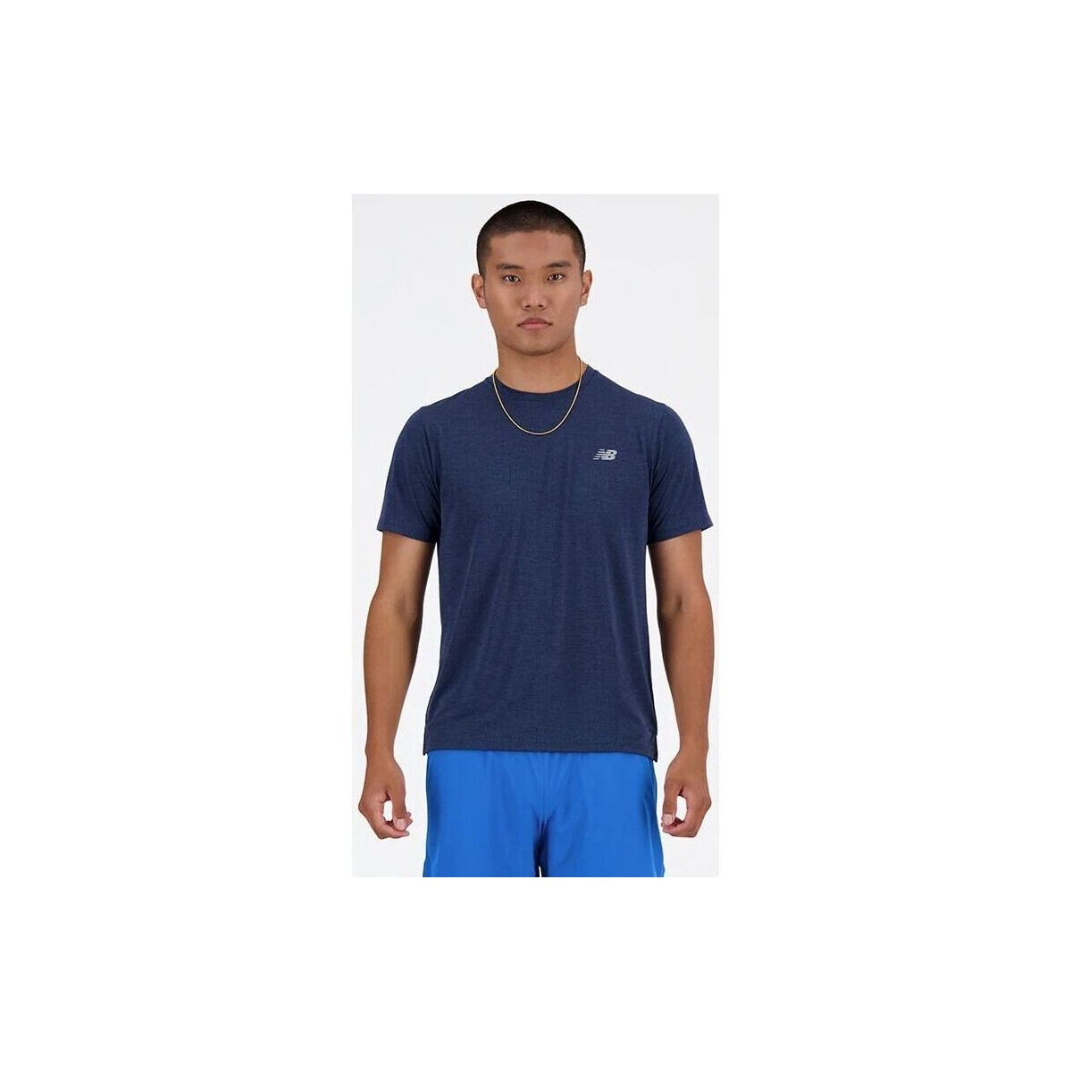 Kleidung Herren T-Shirts & Poloshirts New Balance MT41253-NNH Blau