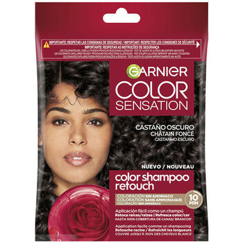 Beauty Damen Haarfärbung Garnier Color Sensation Shampoo 3.0-dunkelbraun 3 Stk 