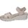 Schuhe Damen Sandalen / Sandaletten Amarpies ABZ26553 Silbern