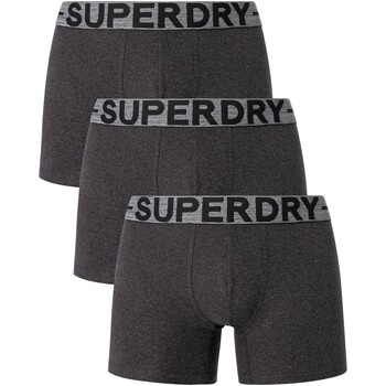 Superdry 3er-Pack Boxershorts aus Bio-Baumwolle Schwarz