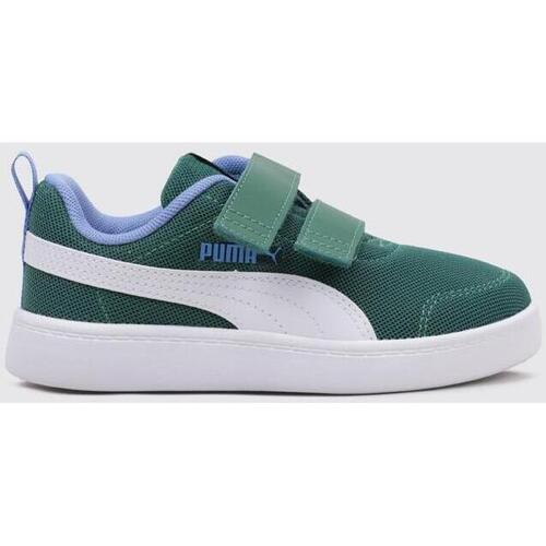 Schuhe Jungen Sneaker Low Puma COURTFLEX V2 MESH  PS Grün
