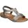 Schuhe Damen Sandalen / Sandaletten Amarpies ABZ23572 Silbern