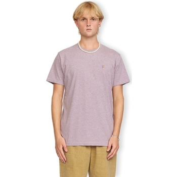Revolution T-Shirt Regular 1364 POS - Purple Melange Violett
