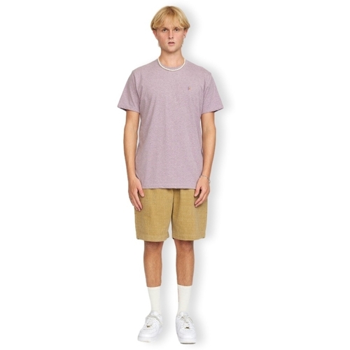 Rvlt Revolution T-Shirt Regular 1364 POS - Purple Melange Violett