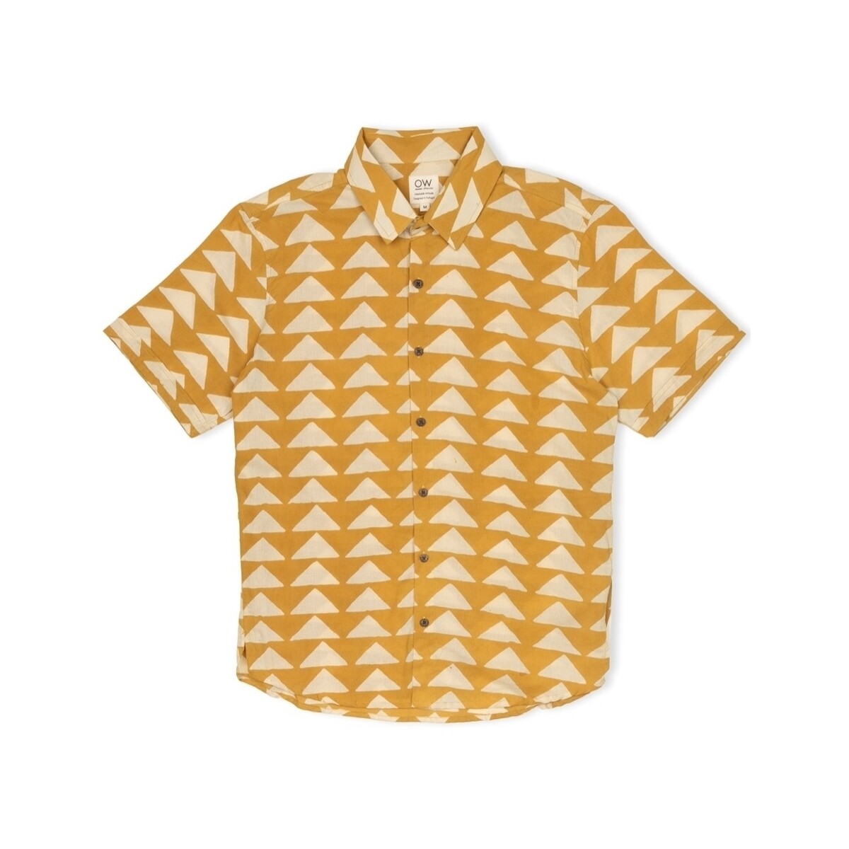 Kleidung Herren Langärmelige Hemden Otherwise Tristan Shirt - Mustard Gelb
