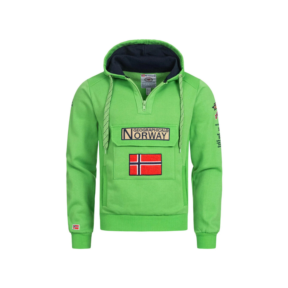 Kleidung Herren Sweatshirts Geographical Norway WU6845H/GNO Grün
