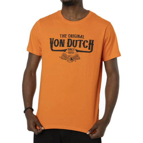 Kleidung Herren T-Shirts Von Dutch VD/1/TR/ORIG Orange