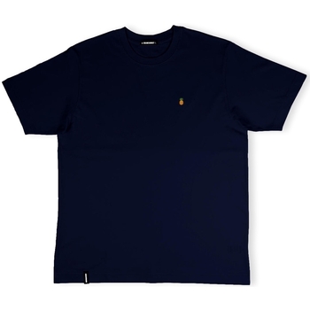 Kleidung Herren T-Shirts & Poloshirts Organic Monkey Fine Apple T-Shirt - Navy Blau