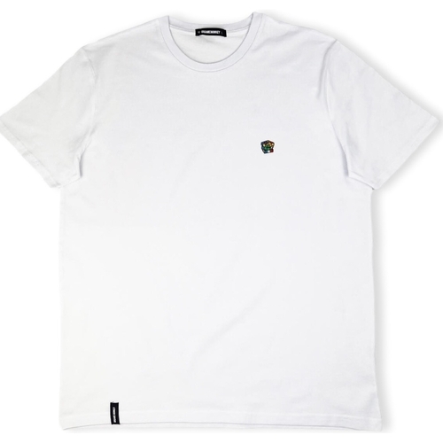 Kleidung Herren T-Shirts & Poloshirts Organic Monkey The Great Cubini T-Shirt - White Weiss