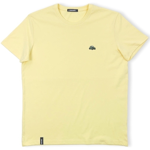 Kleidung Herren T-Shirts & Poloshirts Organic Monkey Summer Wheels T-Shirt - Yellow Mango Gelb