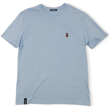 Kleidung Herren T-Shirts & Poloshirts Organic Monkey Monkey Watch T-Shirt - Blue Macarron Blau