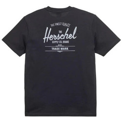Kleidung T-Shirts Herschel Classic Tee Men's Black/White Schwarz