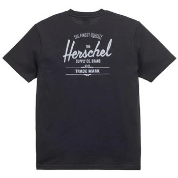 Kleidung T-Shirts Herschel Classic Tee Men's Black/White Schwarz