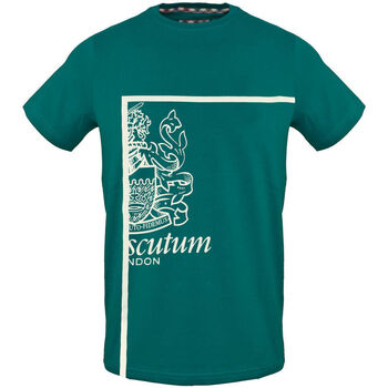 Kleidung Herren T-Shirts Aquascutum tsia127 32 green Grün