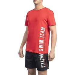 Kleidung Herren T-Shirts Bikkembergs - bkk1mts04 Rot