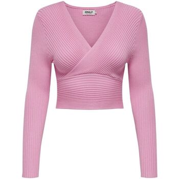 Kleidung Damen Pullover Only 15310652 HONOR-BEGONIA PINK Rosa