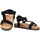Schuhe Damen Sandalen / Sandaletten Luna Collection 74398 Schwarz