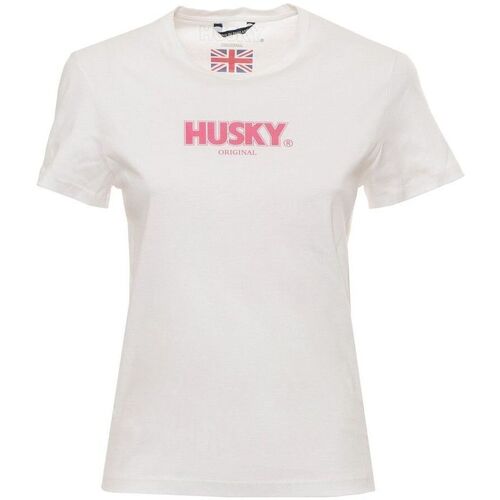 Kleidung Damen T-Shirts Husky - hs23cedtc35co296-sophia Weiss