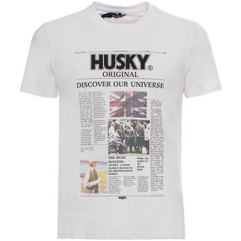Kleidung Herren T-Shirts Husky - hs23beutc35co196-tyler Weiss