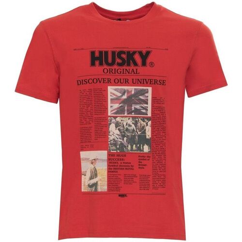 Kleidung Herren T-Shirts Husky - hs23beutc35co196-tyler Rot