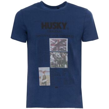 Kleidung Herren T-Shirts Husky - hs23beutc35co196-tyler Blau