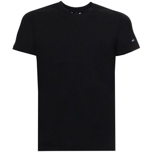 Kleidung Herren T-Shirts Husky hs23beutc35co186-vincent-c002-f46 black Schwarz