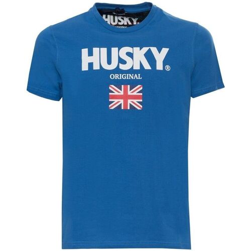 Kleidung Herren T-Shirts Husky - hs23beutc35co177-john Blau