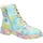 Schuhe Damen Stiefel Laura Vita Stiefeletten Incaso INCASO 102 MENTHE Multicolor