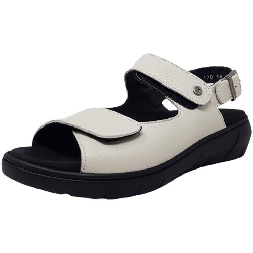 Schuhe Damen Sandalen / Sandaletten Wolky Sandaletten Corfu off-silver 0410371-120 Weiss