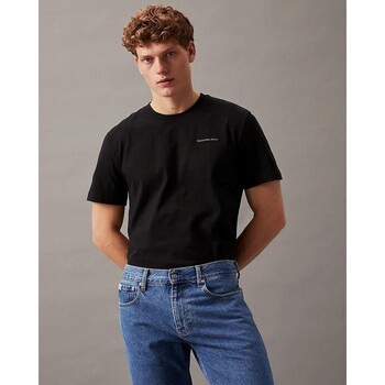 Kleidung Herren T-Shirts Calvin Klein Jeans J30J325679 Schwarz