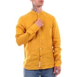 Kleidung Herren Langärmelige Hemden Yes Zee C512-UP00 Gelb