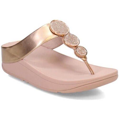 Schuhe Damen Sandalen / Sandaletten FitFlop SCHUHE  HALO BEAD-CIRCLE Rosa