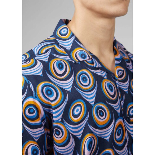 Ben Sherman Psychadelic print - violet Violett