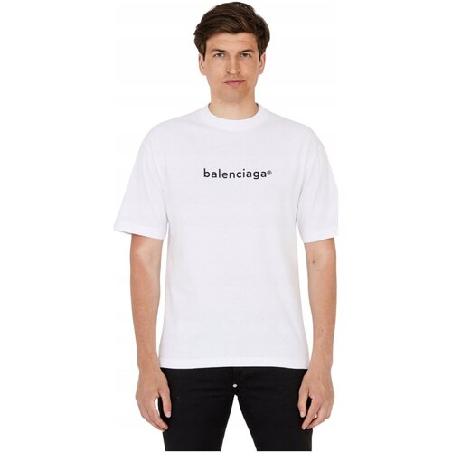Kleidung Herren T-Shirts Balenciaga 620969 TIV50 Weiss