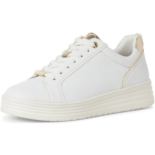 Schuhe Damen Sneaker Marco Tozzi 2-23708-42/197 WHITE COMB 2-23708-42/197 Weiss