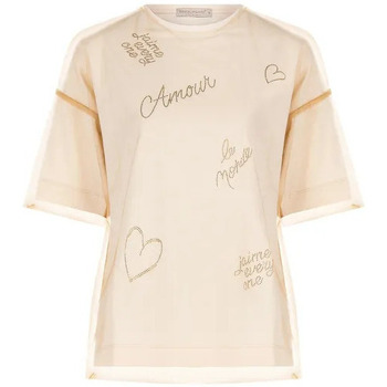 Kleidung Damen T-Shirts & Poloshirts Rinascimento CFC0119189003 Farblos