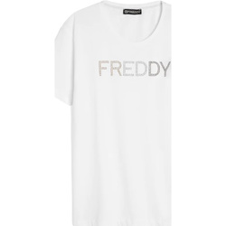 Kleidung Damen T-Shirts Freddy T-Shirt Manica Corta Weiss