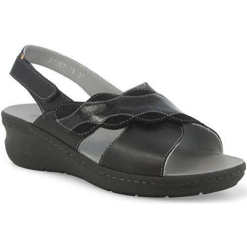 Schuhe Damen Sandalen / Sandaletten Melluso MEL-RRR-K95220W-BL Schwarz