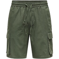 Kleidung Herren Shorts / Bermudas Only & Sons  22028269 Grün