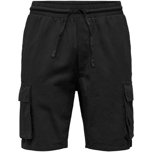 Kleidung Herren Shorts / Bermudas Only & Sons  22028269 Schwarz