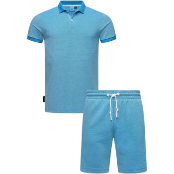 Ragwear Poloshirt Set Porpi Blau
