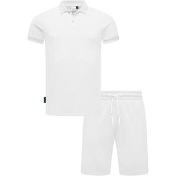 Kleidung Herren Jogginganzüge Ragwear Poloshirt Set Porpi Weiss