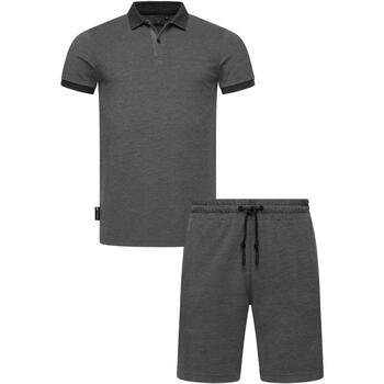 Kleidung Herren Jogginganzüge Ragwear Poloshirt Set Porpi Grau